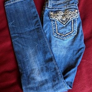 Miss Me Girls Skinny jeans size 10